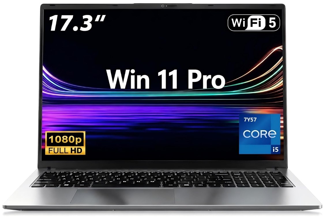 17,3" Ordenador Portátil i5-7Y57 hasta 3,3GHz 16GB RAM 1TB SSD