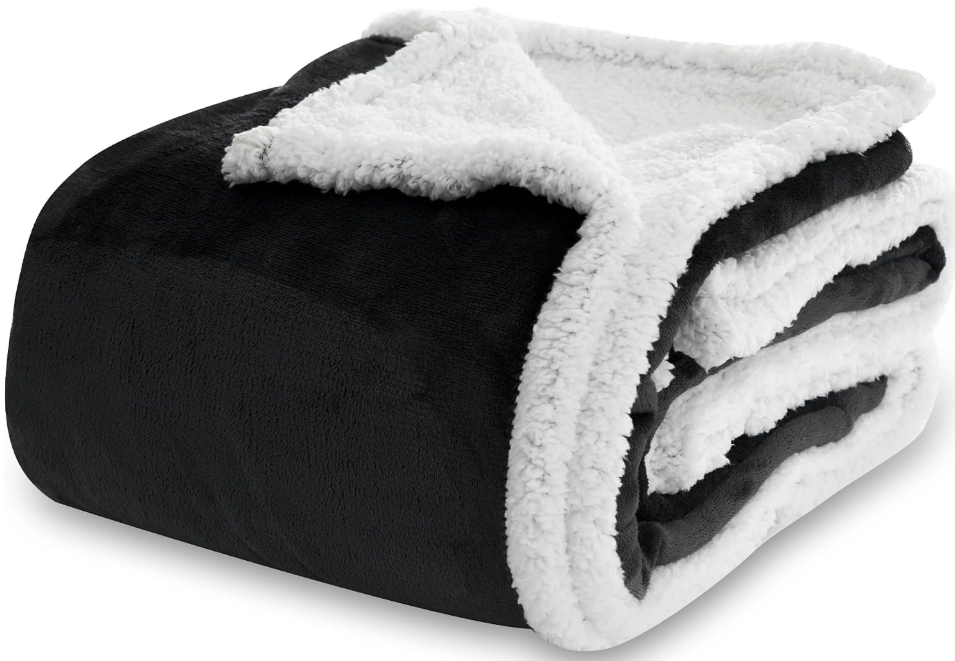 Winthome Manta Cálida sin Agobiar, Doble Capa, Suave, Esponjosa, Oeko-Tex