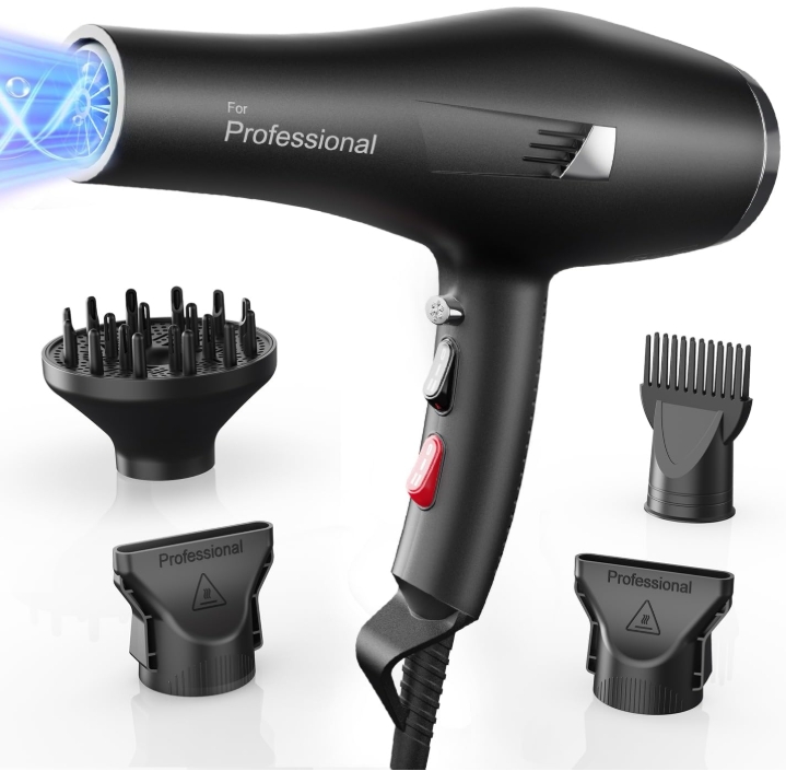 Dekuri Secador Pelo Profesional, 29 m/s, 130M Iones, AC-Motor 2.0, 6 Modi