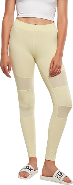 Urban Classics Leggings Mujer Tech Mech Mujer Leggins Negro Pitillo